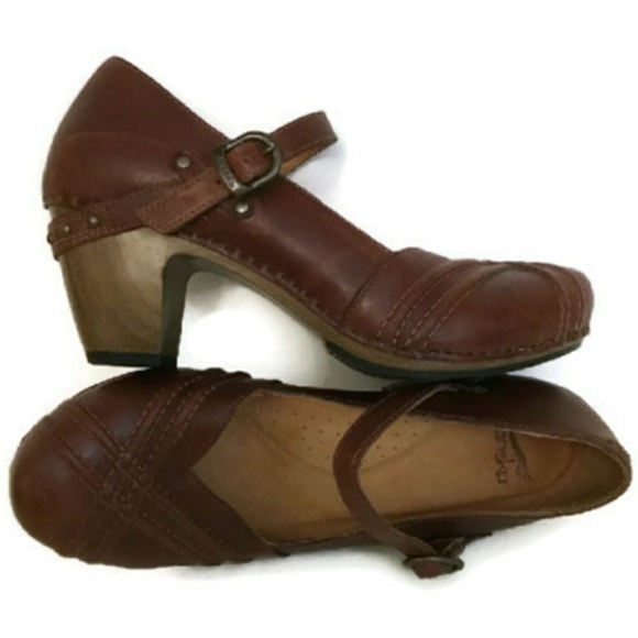 dansko wooden heel